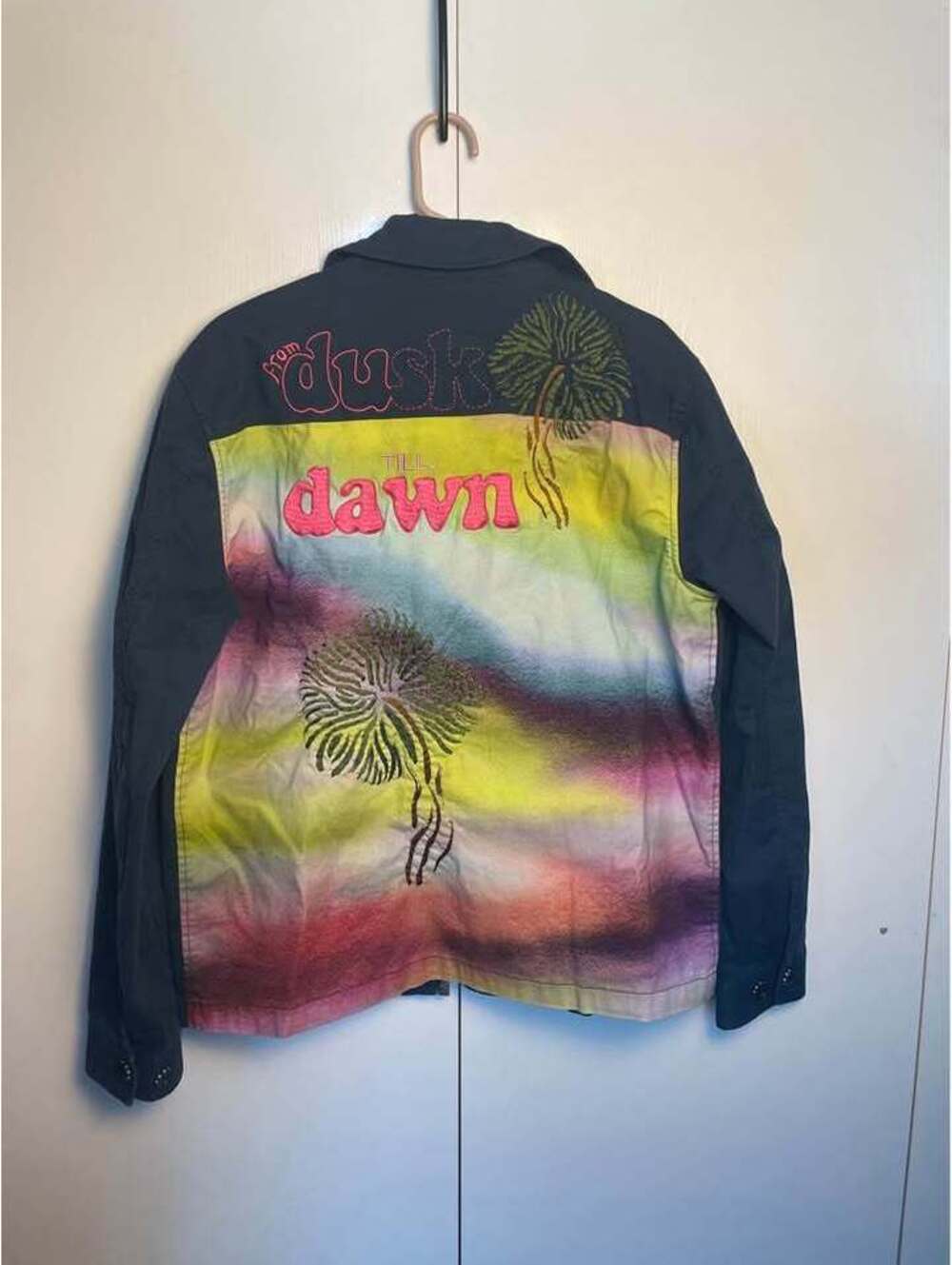 Scotch & Soda Embroidered Graphic Worker Jacket "From Dusk Till Dawn" M-L